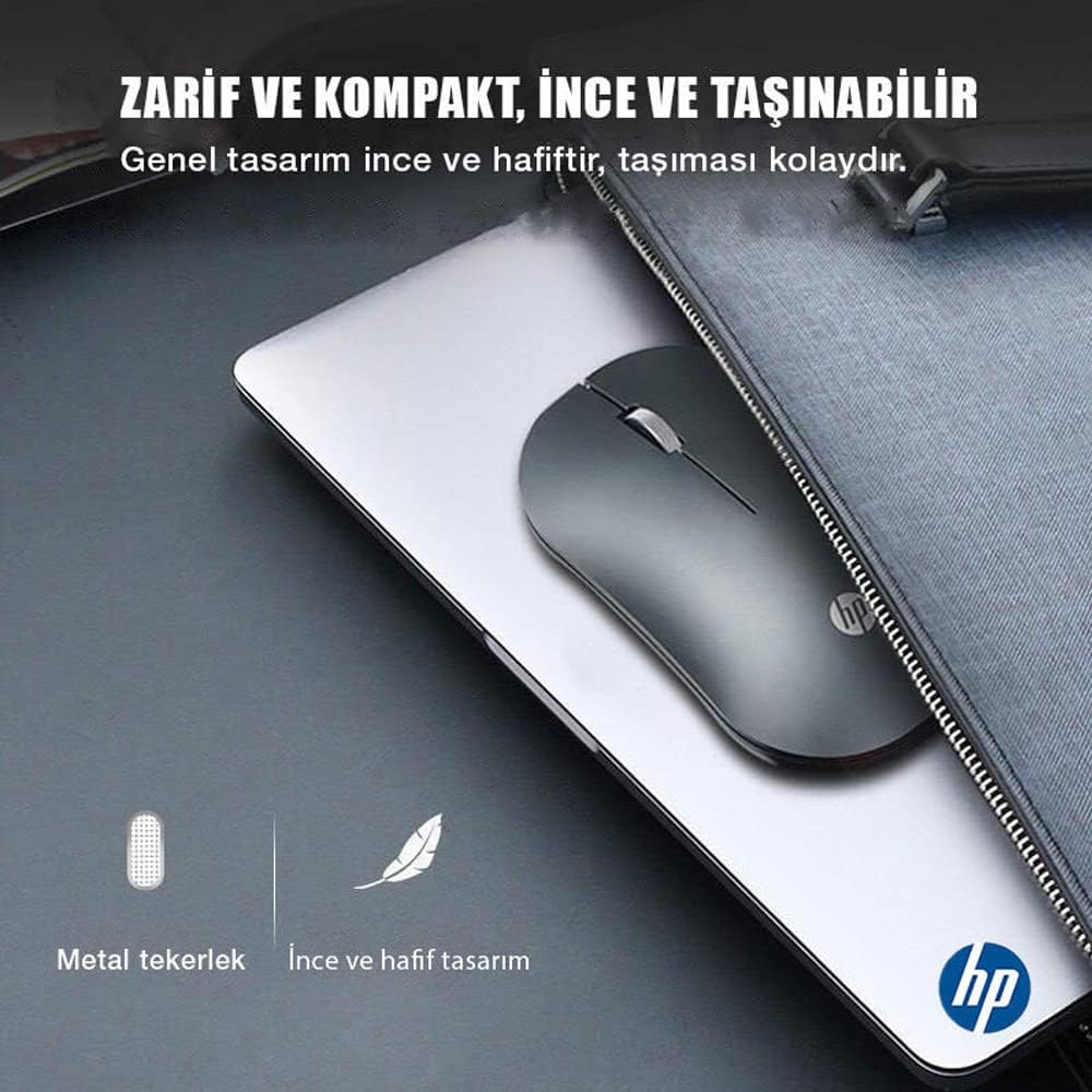 HP DM10 2,4ghz Wireless Bluetooth Kablosuz Optik Sessiz Mouse